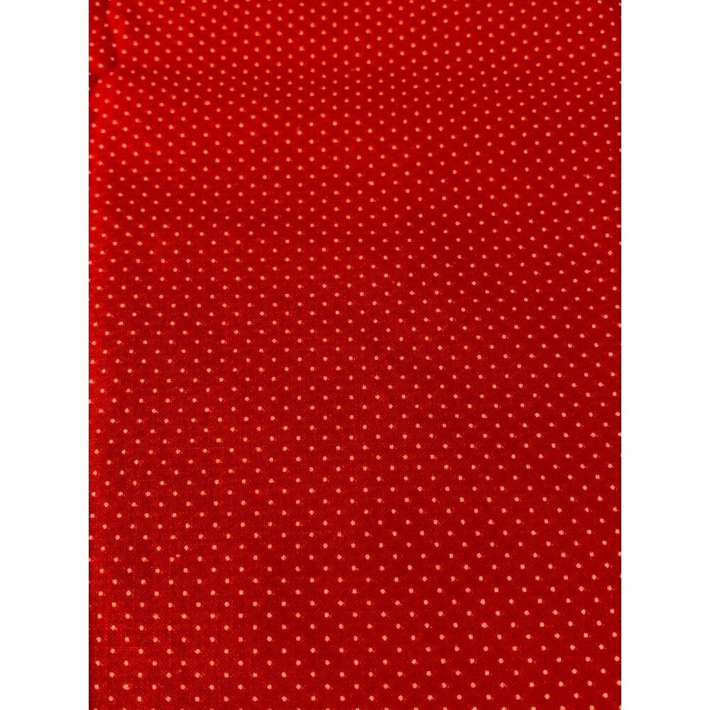 Red Polka Dot Fabric Cotton 3/4 Yard 44" wide Sewing Craft Material